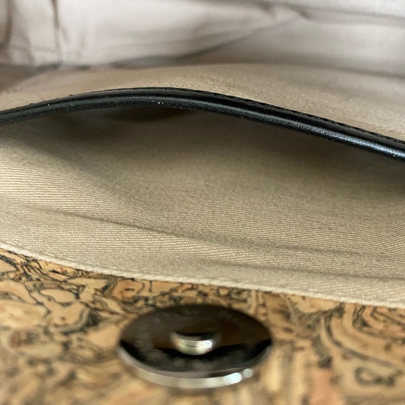 NWT Queork Tan Cork Mini Jackson Crossbody Bag - Picture 8 of 16